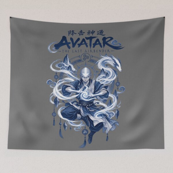 Item preview, Avatar Airbender Elemental Spirit Warrior designed and sold by THE JIZU SHOP.