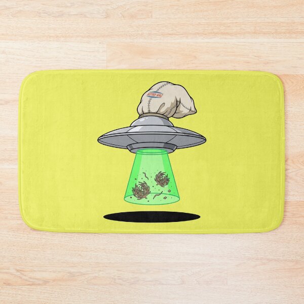 Item preview, Astro-Vac UFO Vacuum Cleaner Abducting Tumbleweed Sci-Fi Humor Pop Art designed and sold by Rare By Hero.