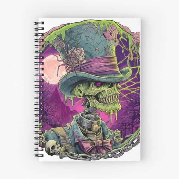 Item preview, TOCOCLAWS Mad Hatter Skeleton - Neon Gothic Top Hat Horror Graphic designed and sold by TOCOCLAWS.