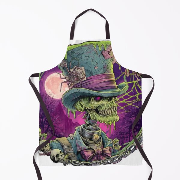Item preview, TOCOCLAWS Mad Hatter Skeleton - Neon Gothic Top Hat Horror Graphic designed and sold by TOCOCLAWS.