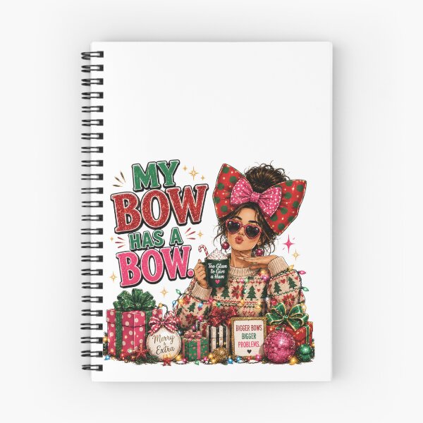 Item preview, My Bow Has a Bow | Funny Maximalist Christmas designed and sold by MotylekAnia.