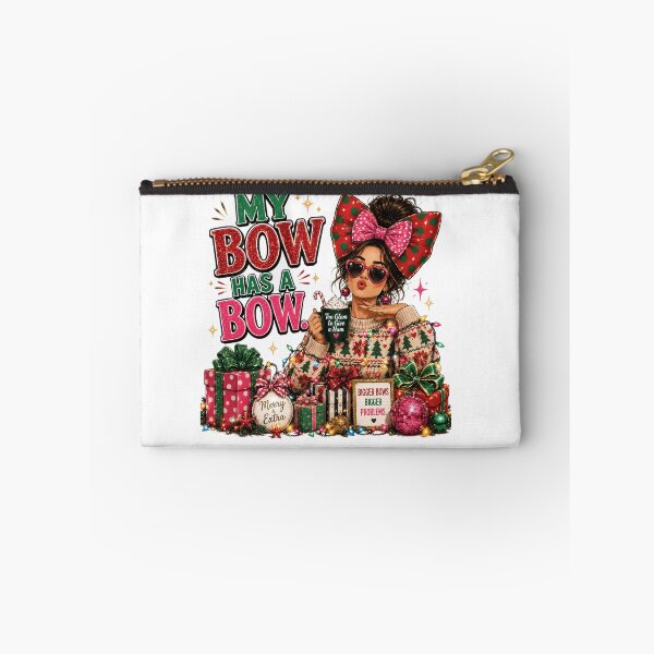 Item preview, My Bow Has a Bow | Funny Maximalist Christmas designed and sold by MotylekAnia.