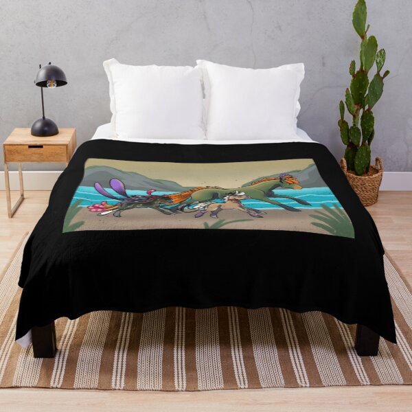 Item preview, Running Magical Horses by the Shore designed and sold by Catsi-Nook-Art.