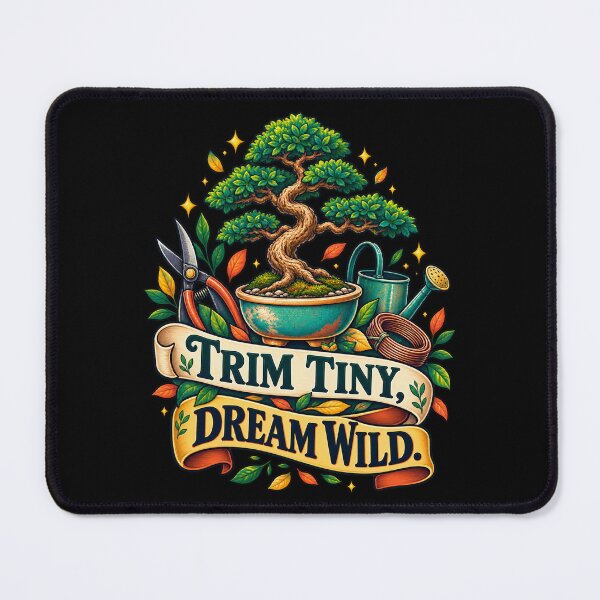 Item preview, Trim Tiny Dream Wild Bonsai Care Art designed and sold by CheerfulNest.