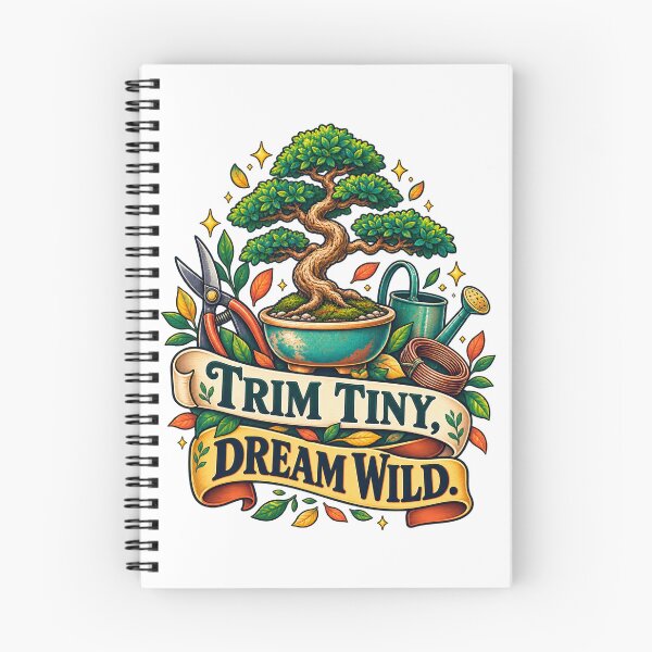 Item preview, Trim Tiny Dream Wild Bonsai Care Art designed and sold by CheerfulNest.