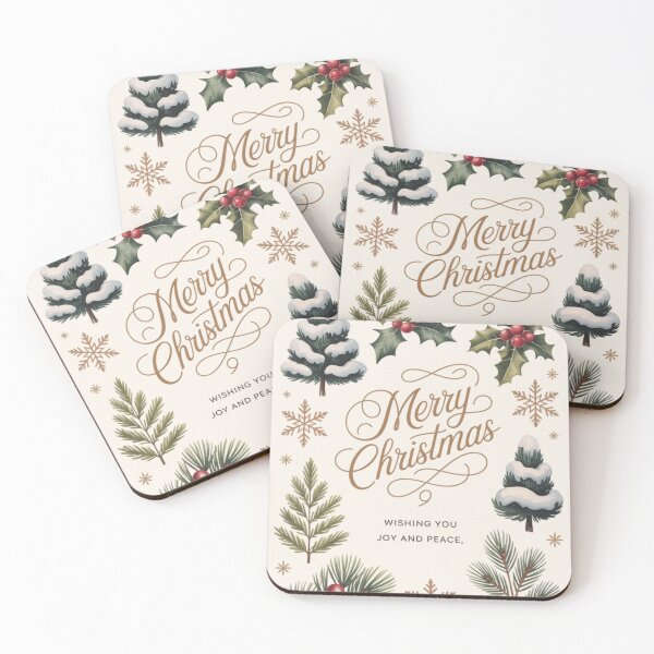 Item preview, Merry Christmas - Wishing you joy and peace designed and sold by 123ks.