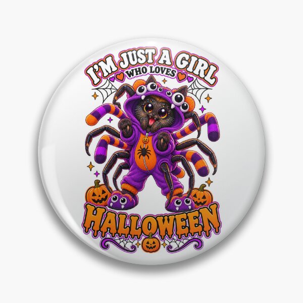 Item preview, ⭐ CRYPT OR TREAT COLLECTION - SPIDERCAT IN SPIDER COSTUME - HOODED SPIDER ONESIES - GIRL designed and sold by WheelieGdArt.