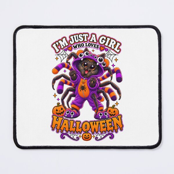 Item preview, ⭐ CRYPT OR TREAT COLLECTION - SPIDERCAT IN SPIDER COSTUME - HOODED SPIDER ONESIES - GIRL designed and sold by WheelieGdArt.