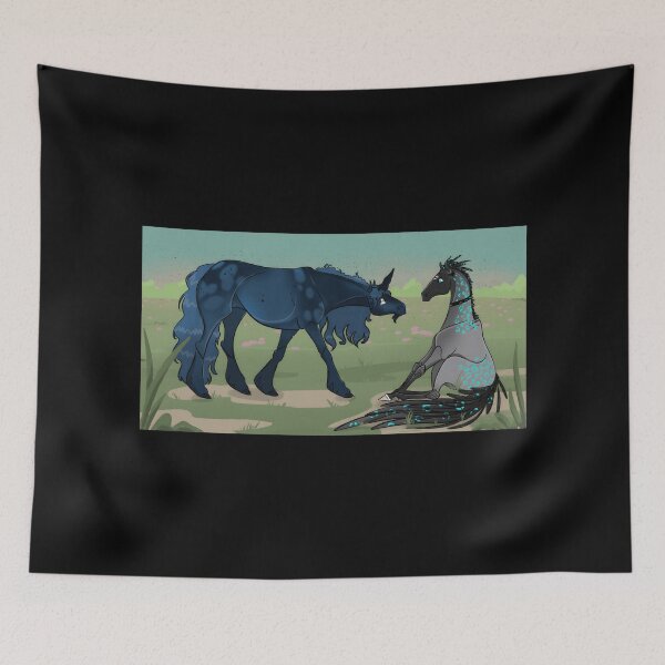 Item preview, Fantasy Horses Encounter in Nature designed and sold by Catsi-Nook-Art.