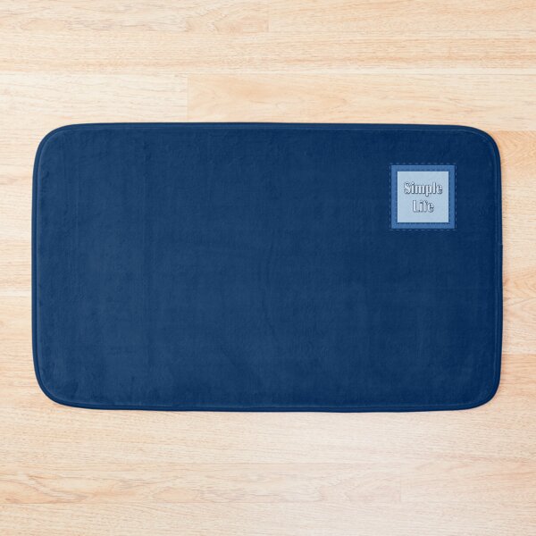 Item preview, The inscription "Simple life" in simulated textile frames of blue color shades designed and sold by Cherevan.