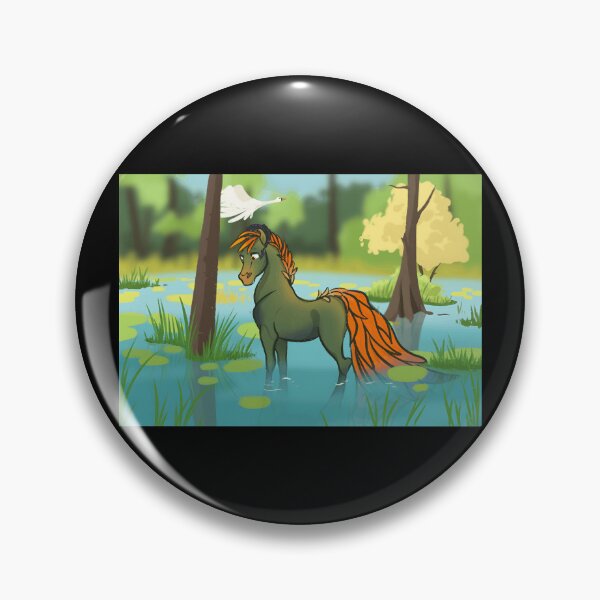 Item preview, Fantasy Horse in a Serene Landscape designed and sold by Catsi-Nook-Art.