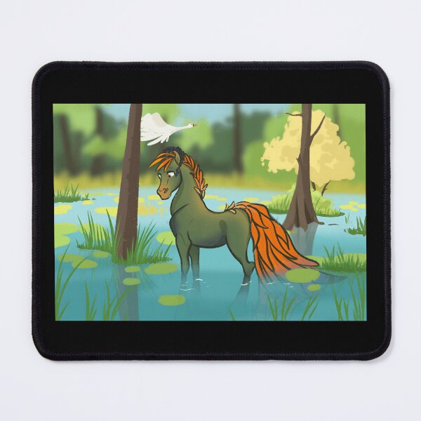 Item preview, Fantasy Horse in a Serene Landscape designed and sold by Catsi-Nook-Art.
