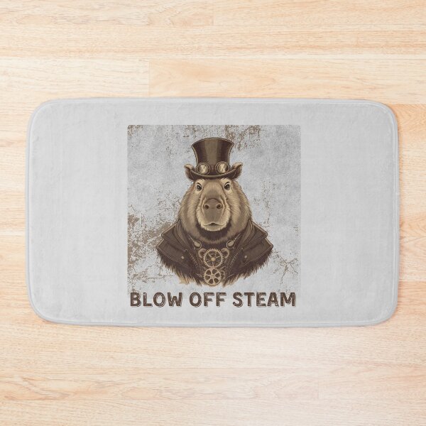 Item preview, Blow Off Steam Capybara designed and sold by monika-arthing.