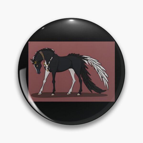 Item preview, Elegant Black and White Horse Art designed and sold by Catsi-Nook-Art.