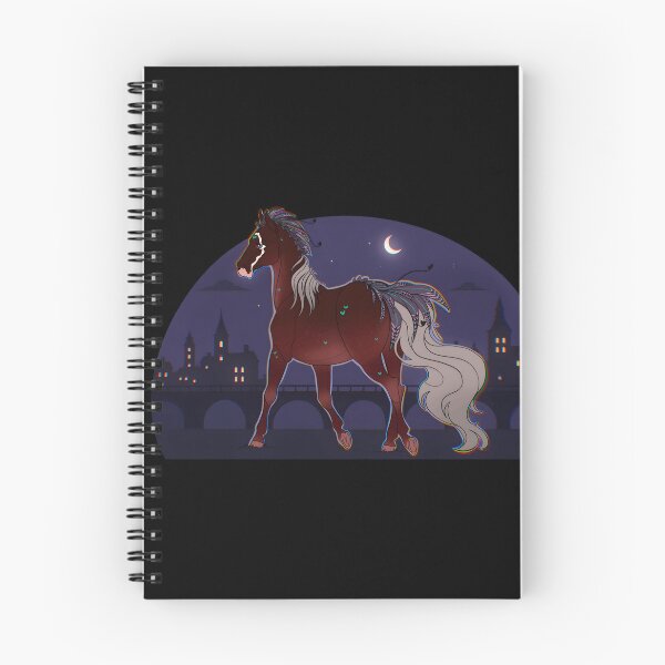 Item preview, Mystical Horse Night Scene designed and sold by Catsi-Nook-Art.