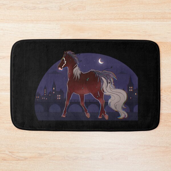Item preview, Mystical Horse Night Scene designed and sold by Catsi-Nook-Art.
