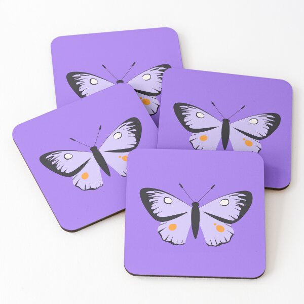 Item preview, Butterfly Bold Outline Flat Design Lilac v2 designed and sold by daila70.