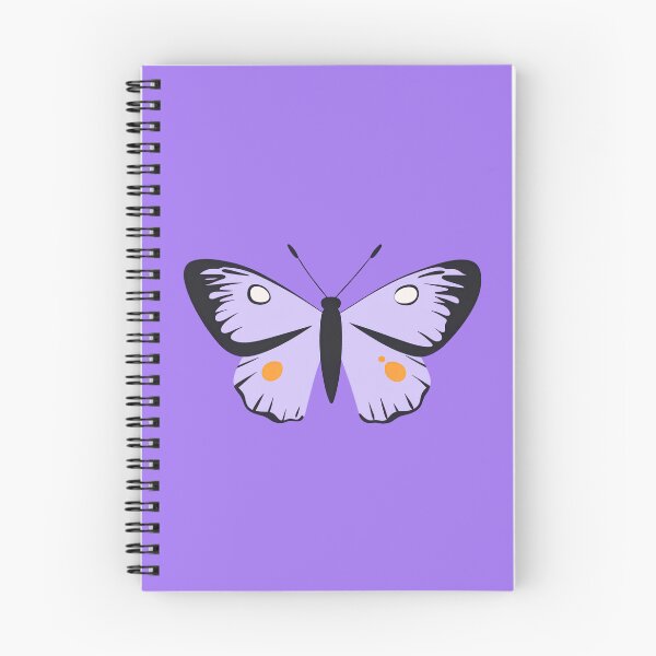 Item preview, Butterfly Bold Outline Flat Design Lilac v2 designed and sold by daila70.