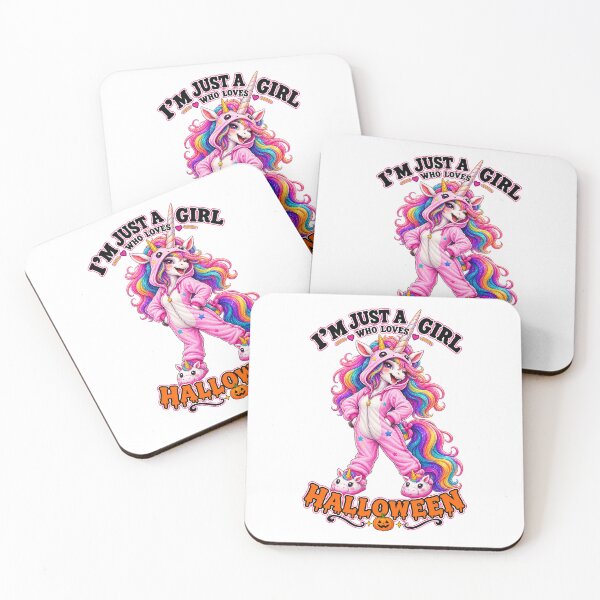 Item preview, ⭐ CRYPT OR TREAT COLLECTION - UNICORN IN UNICORN COSTUME - HOODED UNICORN ONESIES - GIRL designed and sold by WheelieGdArt.