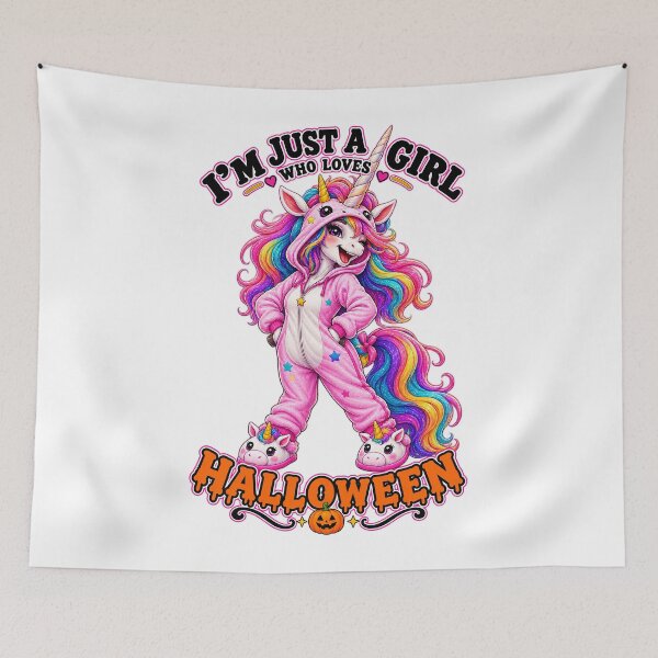 Item preview, ⭐ CRYPT OR TREAT COLLECTION - UNICORN IN UNICORN COSTUME - HOODED UNICORN ONESIES - GIRL designed and sold by WheelieGdArt.