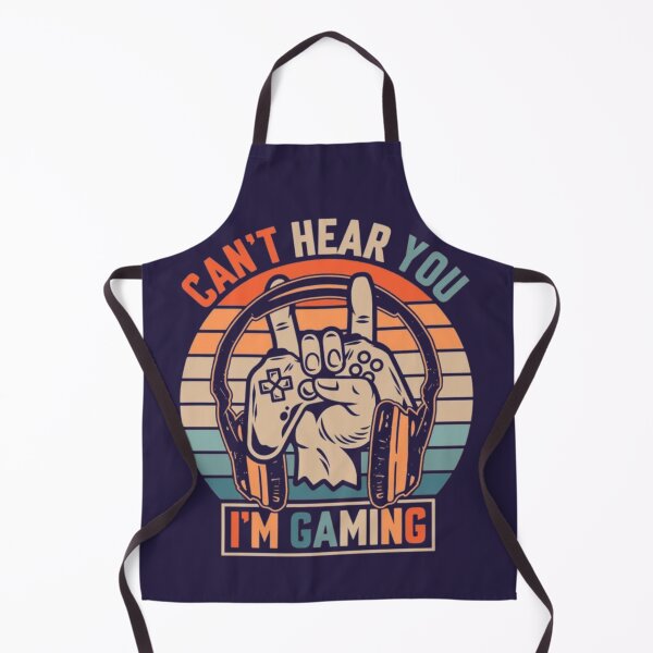 Item preview, Can't Hear You I'm Gaming – Funny Vintage Gamer Retro Gaming Design designed and sold by RajDeals.