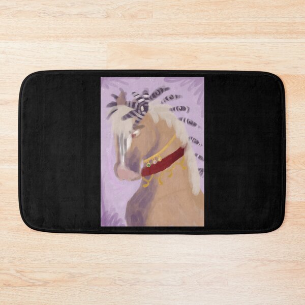 Item preview, Whimsical Horse with Spiraled Mane and Accessories designed and sold by Catsi-Nook-Art.
