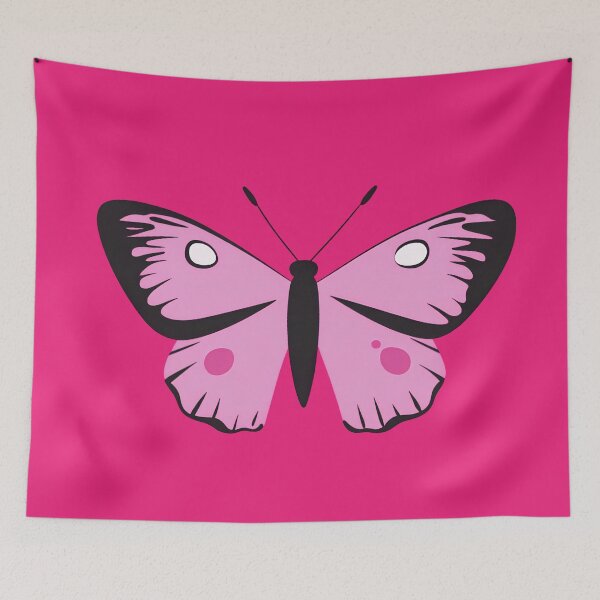 Item preview, Butterfly Bold Outline Flat Design Pink v2 designed and sold by daila70.