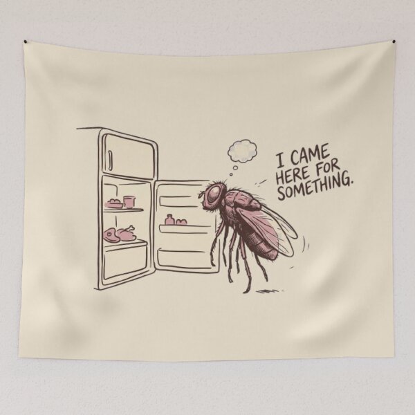 Item preview, Forgetful Fly – I Came Here for Something Funny Comic designed and sold by InnerwayStudio.