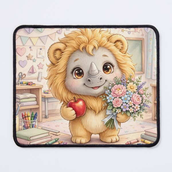 Item preview, The Little Lion Rhino Goes to School designed and sold by TreatLLC.