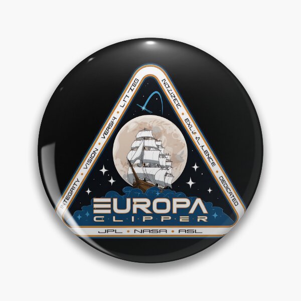 Item preview, Europas Clipper Mission Sailing Ship Space Patch  designed and sold by LittleEclipse.