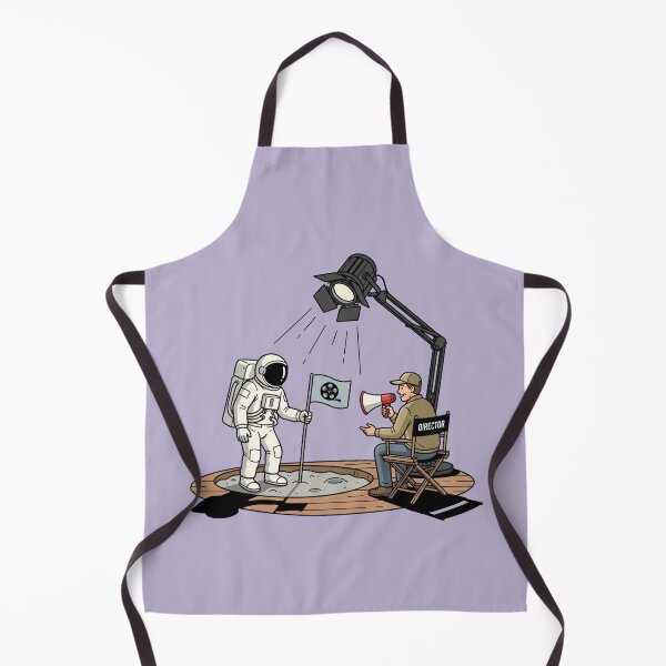 Item preview, Fake Moon Landing Film Director Movie Set Conspiracy Space Humor Pop Art designed and sold by Rare By Hero.