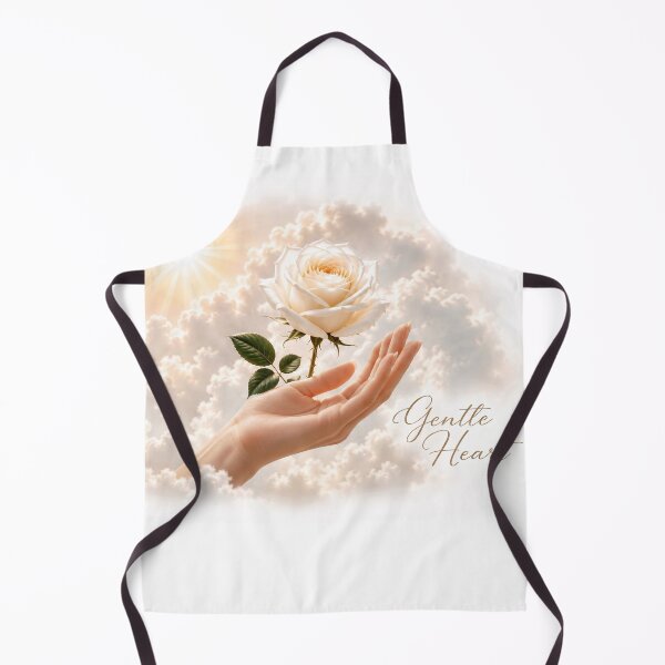 Item preview, Gentle Heart – White Rose in the Clouds designed and sold by DansCreations42.
