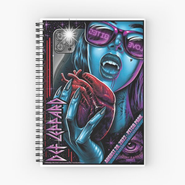 Item preview, Def Leppard Original Custom Vintage Music Unique Poster Wall Art designed and sold by Cool Robot Bro..