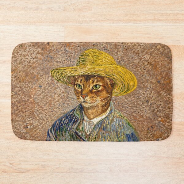 Item preview, Vincent Cat Gogh - Van Gogh Self-Portrait Parody designed and sold by TheCatIsOnMyLap.