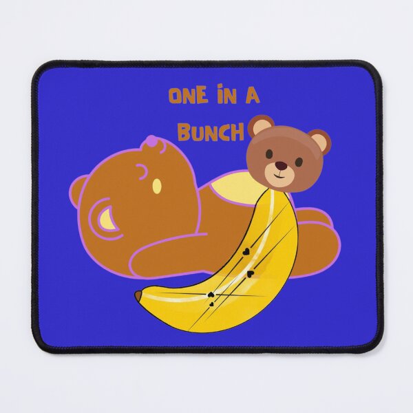 Item preview, Cute Bear Banana Pun - One In A Bunch designed and sold by Xyshope.