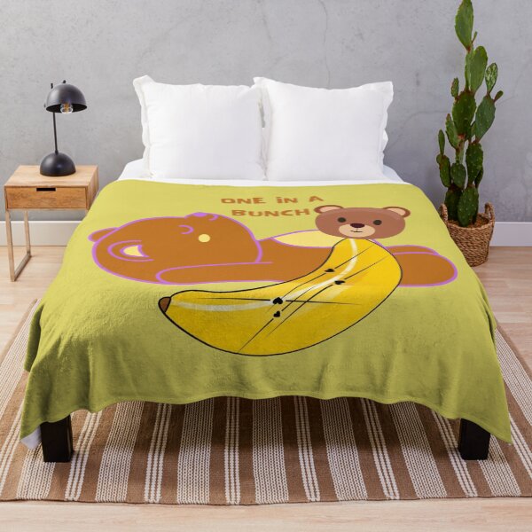 Item preview, Cute Bear Banana Pun - One In A Bunch designed and sold by Xyshope.