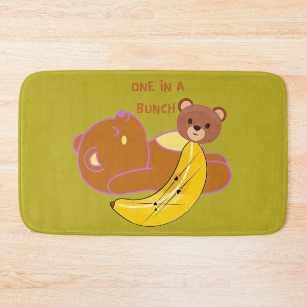 Item preview, Cute Bear Banana Pun - One In A Bunch designed and sold by Xyshope.