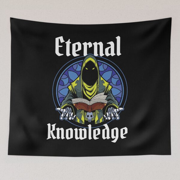 Item preview, Eternal Knowledge Dark Mage Spellbook Gothic Fantasy designed and sold by Karim-Karem.