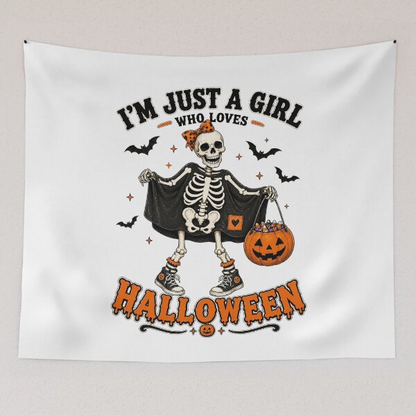 Item preview, ⭐ CRYPT OR TREAT COLLECTION - SKELETON IN COSTUME - GIRL designed and sold by WheelieGdArt.
