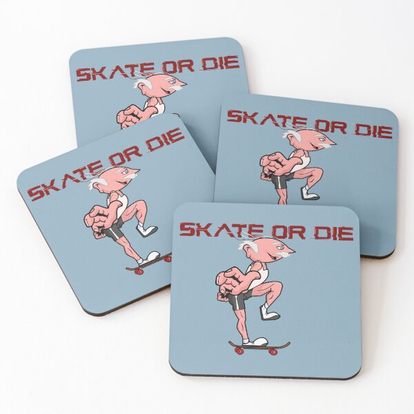 Item preview, Skate or Die Old Guy Skateboarding Funny Look Old Guys Rule Design designed and sold by barefootmk.