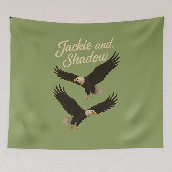 Item preview, Jackie And Shadow Bald Eagle Tribute Gift for Nature & Wildlife Lovers designed and sold by SkymarArt.