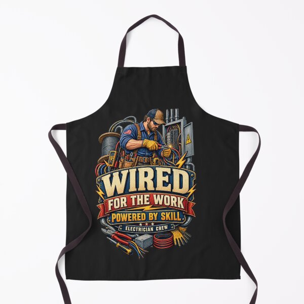 Item preview, Wired for the Work Electrician Crew designed and sold by AdicretorDesign.