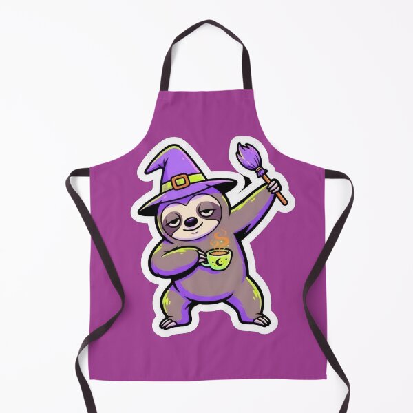 Item preview, Witch Sloth Dabbing Halloween Spooky Art designed and sold by DailySparks.