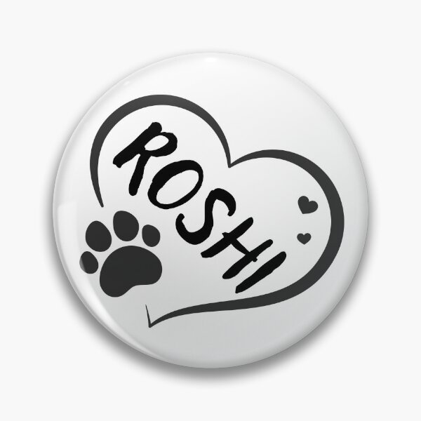 Item preview, Roshi cat in a heart with a paw, great gift for dog or cat owners  designed and sold by OCS1337.