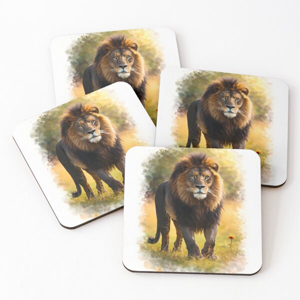 Item preview, Majestic Lion in the Wilderness designed and sold by cuprum.