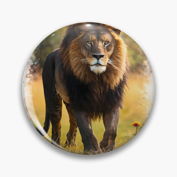 Item preview, Majestic Lion in the Wilderness designed and sold by cuprum.