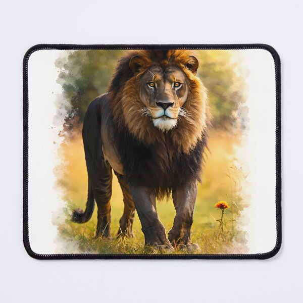 Item preview, Majestic Lion in the Wilderness designed and sold by cuprum.