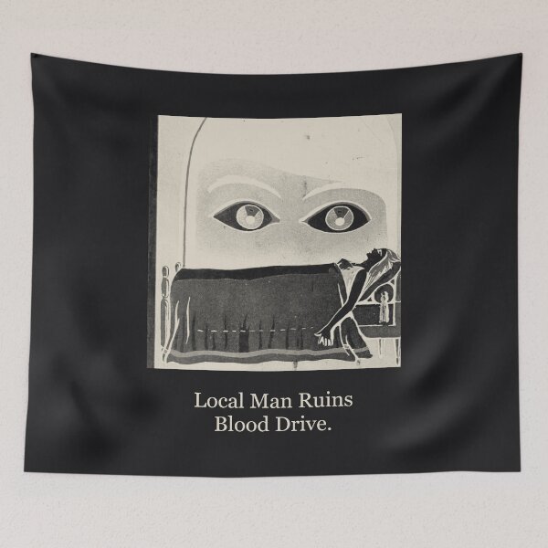 Item preview, Local Man Ruins Blood Drive — Vintage Count Dracula Tee designed and sold by Core-E.