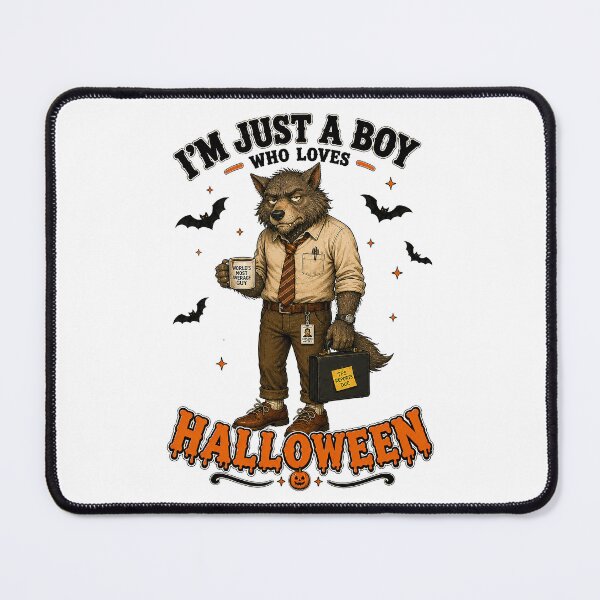Item preview, ⭐ CRYPT OR TREAT COLLECTION - WEREWOLF IN HUMAN COSTUME - BOY designed and sold by WheelieGdArt.