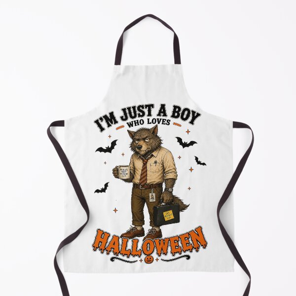 Item preview, ⭐ CRYPT OR TREAT COLLECTION - WEREWOLF IN HUMAN COSTUME - BOY designed and sold by WheelieGdArt.